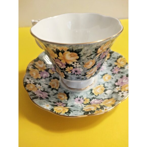 Royal Albert Tea Cup & Saucer set Garden Party Series Summer Skies - Picture 7 of 12